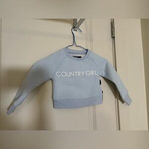 Brunette The Label Country Girl Light Blue Sweatshirt